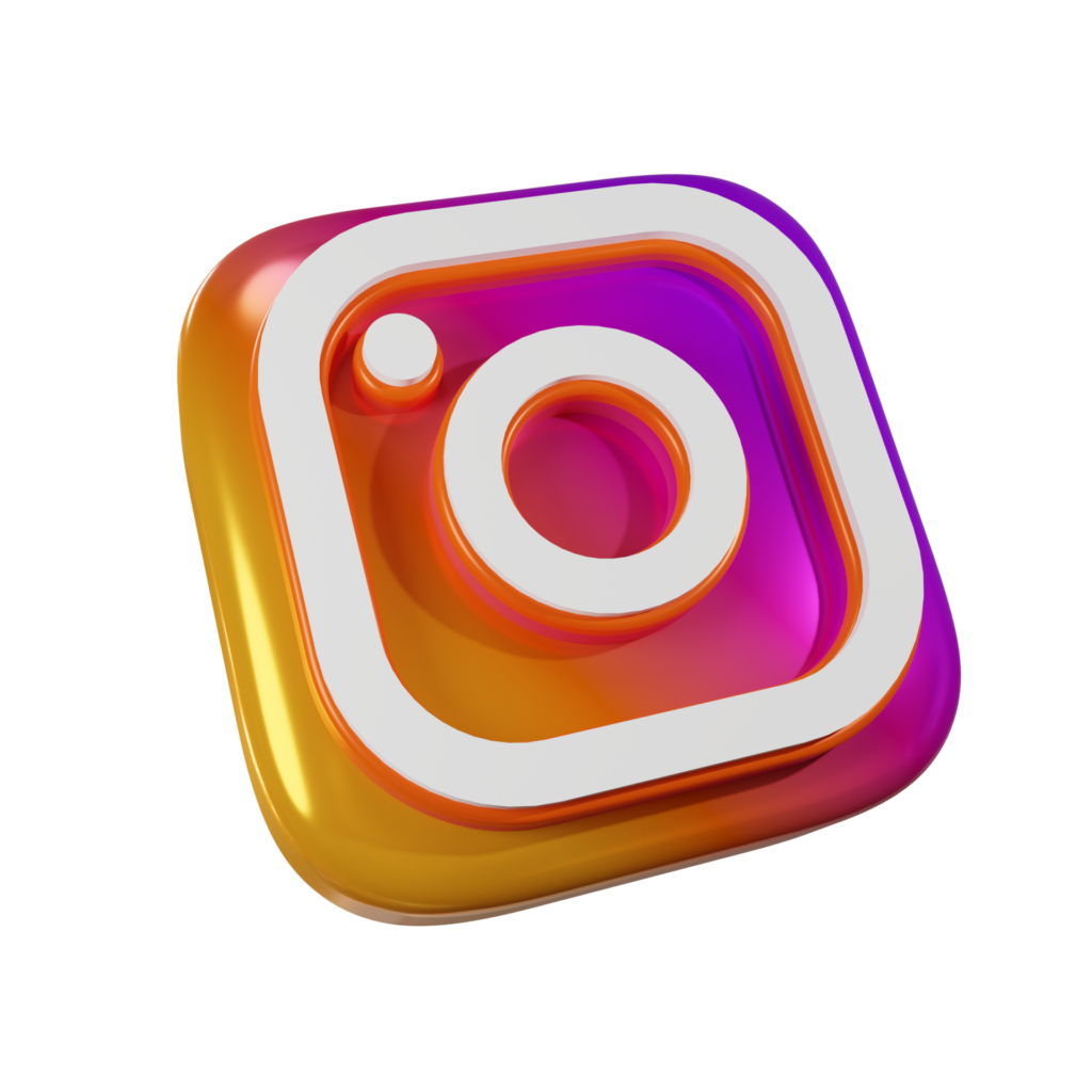 icono 3d instagram logo