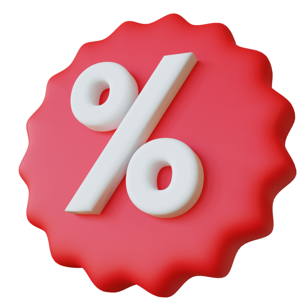 stylized-3d-discount-badge-illustration-for-black-friday-sale-free-png